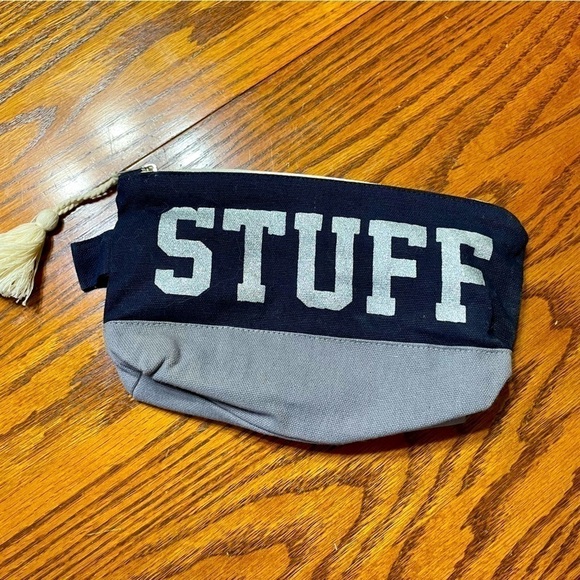 Cosmetic Bag or Pencil Holder Canvas 100% Cotton Small NWOT - Picture 6 of 8